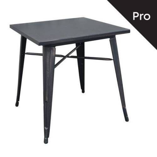 RELIX Τραπέζι Dining-Pro, Μέταλλο Βαφή Antique Black Ε-00016067 Ε5200,10