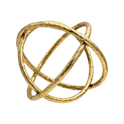 ΕΠΙΤΡΑΠΕΖΙΟ ΜΕΤΑΛΛΙΚΟ ΔΙΑΚΟΣΜΗΤΙΚΟ Fylliana FL135 ΧΡΥΣΟ ΧΡΩΜΑ 20x18x16εκ