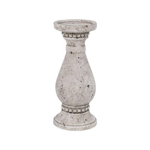 ΚΕΡΑΜΙΚΟ ΚΗΡΟΠΗΓΙΟ Fylliana FL18121 ΓΚΡΙ ΧΡΩΜΑ 11x11x27εκ