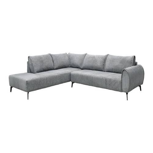 ΚΑΝΑΠΕΣ Fylliana Velton ΑΡΙΣΤΕΡΗ ΓΩΝΙΑ ΓΚΡΙ ΧΡΩΜΑ 275x225x85εκ