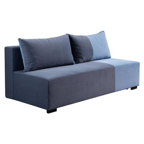 ΚΑΝΑΠΕΣ ΚΡΕΒΑΤΙ MIRELLO ΣΚΟΥΡΟ ΜΠΛΕ ΜΕ ΜΠΛΕ 198x95x81εκ