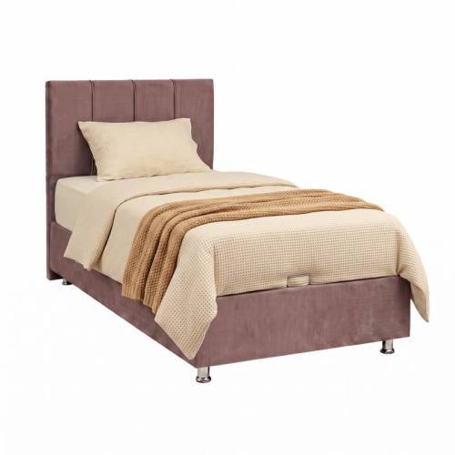 ΚΡΕΒΑΤΙ Fylliana Noble ΣΑΠΙΟ ΜΗΛΟ ΜΕ ΑΠΟΘHKEYTIKO ΧΩΡΟ 92x208x130εκ (90x200)