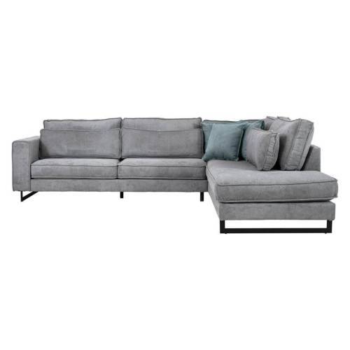 ΚΑΝΑΠΕΣ ΔΕΞΙΑ ΓΩΝΙΑ Fylliana New Anvers ΓΚΡΙ ΧΡΩΜΑ 303x228x86εκ