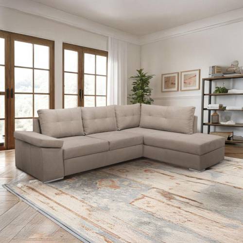 ΚΑΝΑΠΕΣ Fylliana NEW ΑNGELA ΚΑΦΕ ΔΕΞΙΑ ΓΩΝΙΑ ΜΕ ΑΠΟΘΗΚΕΥΤΙΚΟ ΧΩΡΟ 270x180x80