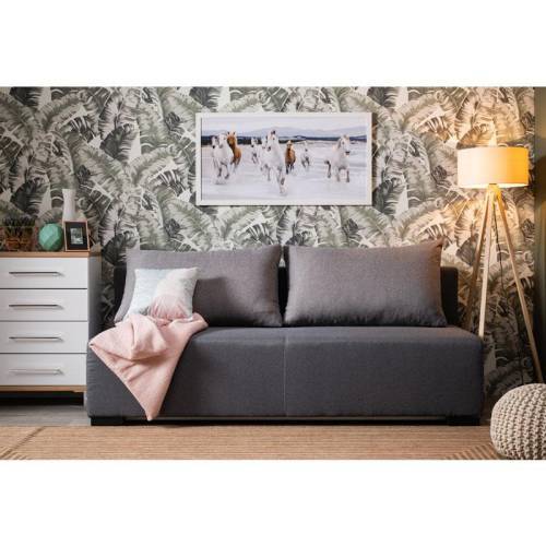 ΚΑΝΑΠΕΣ ΚΡΕΒΑΤΙ Frodo ΓΚΡΙ ΜΕ ΑΝΟΙΧΤO ΓΚΡΙ 198*95*81εκ