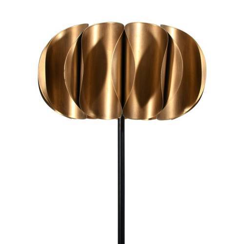 ΛΑΜΠΑ ΔΑΠΕΔΟΥ Fylliana FL610423 ΜΕΤΑΛΛΙΚΗ ΜΠΡΟΝΖΕ-ΜΑΥΡΟ ΧΡΩΜΑ 44x151εκ Ε27