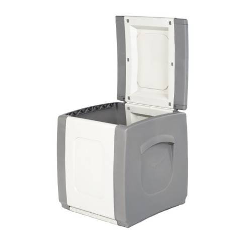 ΠΛΑΣΤΙΚΟ ΜΠΑΟΥΛΟ ΑΠΟΘΗΚΕΥΣΗΣ Fylliana ΕΣΤΙΑ ΓΚΡΙ ΑΝΘΡΑΚΙ 50*54*57εκ