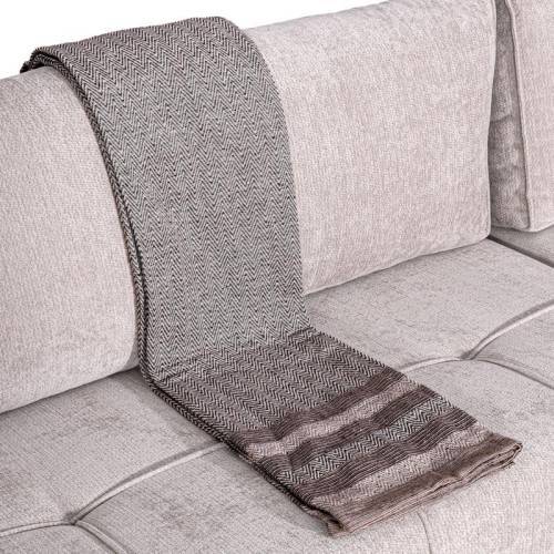 ΡΙΧΤΑΡΙ Fylliana "Orim" ΚΑΦΕ ΧΡΩΜΑ 170x230εκ