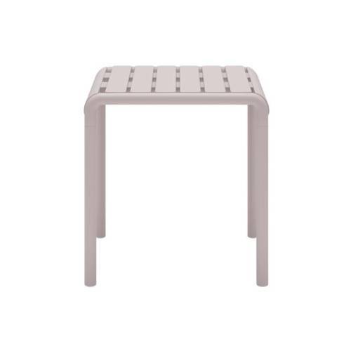 ΤΡΑΠΕΖΑΚΙ ΚΗΠΟΥ Fylliana "Zenya" ΑΠΟ ΠΟΛΥΠΡΟΠΥΛΕΝΙΟ (PP) CAPPUCCINO ΧΡΩΜΑ 46x46x48εκ