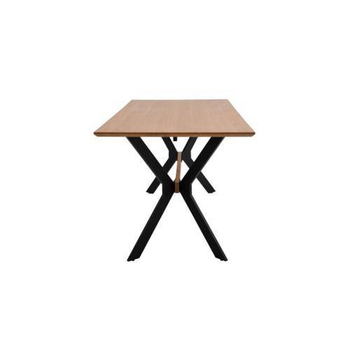 ΤΡΑΠΕΖΙ ΤΡΑΠΕΖΑΡΙΑΣ MDF ΜΕ ΚΑΠΛΑΜΑ ΔΡΥΣ Fylliana ΦΥΣΙΚΟ ΧΡΩΜΑ 140x70x75εκ