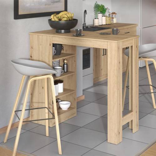 ΤΡΑΠΕΖΙ ΤΡΑΠΕΖΑΡΙΑΣ VALENCE ARTISAN OAK 120x60x105εκ