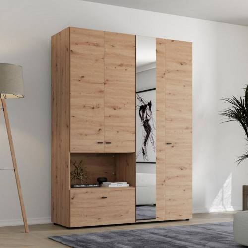 ΝΤΟΥΛΑΠΑ CAMPSIE 4K1F1O h207 ARTISAN OAK ΧΡΩΜΑ 155x52x208εκ