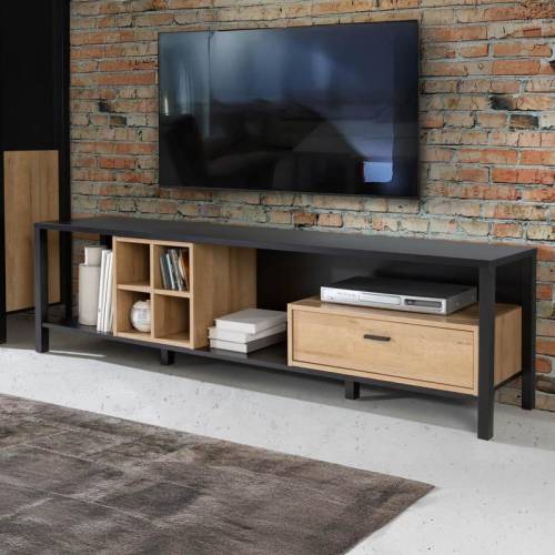 ΕΠΙΠΛΑ ΤΗΛΕΟΡΑΣΗΣ TERRANO RIVIERA OAK ΧΡΩΜΑ 182x40x50εκ