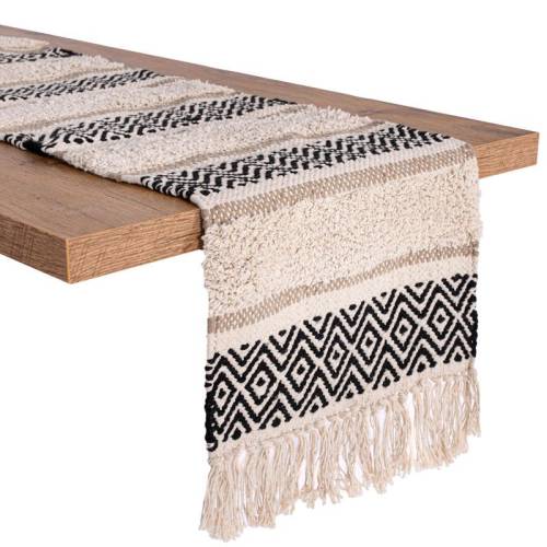 ΔΙΑΚΟΣΜΗΤΙΚΟ ΤΡΑΒΕΡΣΑ Fylliana "Brocar" ΜΠΕΖ ΧΡΩΜΑ 35x150εκ