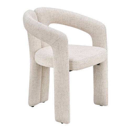 ΚΑΡΕΚΛΑ ΤΡΑΠΕΖΑΡΙΑΣ ΕΠΕΝΔΕΔΥΜΕΝΗ Fylliana "Ophelia" OFF WHITE ΧΡΩΜΑ 60x56x77εκ