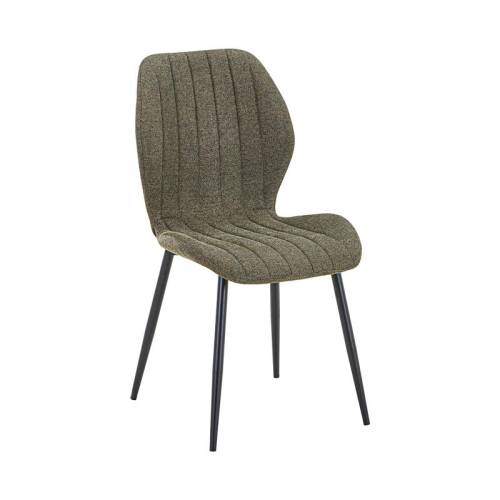 ΚΑΡΕΚΛΑ ΤΡΑΠΕΖΑΡΙΑΣ Fylliana FL089 ΛΑΔΙ ΥΦΑΣΜΑ ΜΕ ΜΑΥΡΑ ΜΕΤΑΛΛΙΚΑ ΠΟΔΙΑ 47x55x87εκ