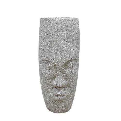 ΚΑΣΠΩ ΔΑΠΕΔΟΥ Fylliana  FL029 "Face" ΓΚΡΙ ΧΡΩΜΑ 38x38x88εκ