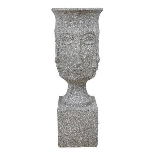 ΚΑΣΠΩ ΔΑΠΕΔΟΥ Fylliana  FL1996 "Face" ΓΚΡΙ ΧΡΩΜΑ 35x35x93εκ