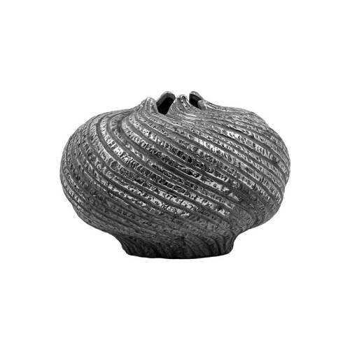 ΚΕΡΑΜΙΚΟ ΒΑΖΟ Fylliana FL3228 ΓΚΡΙ-ΑΣΗΜΙ ΧΡΩΜΑ 22x15εκ