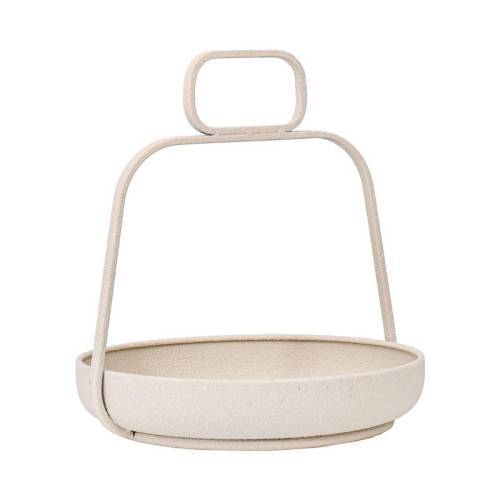 ΜΕΤΑΛΛΙΚΟΣ ΔΙΣΚΟΣ Fylliana FL620327 ΚΡΕΜ ΧΡΩΜΑ 26x25x27εκ