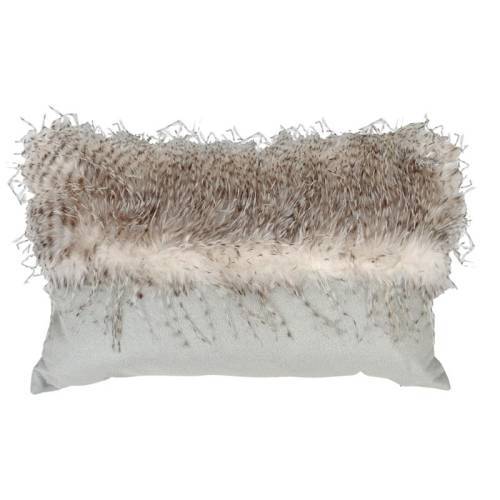 ΔΙΑΚΟΣΜΗΤΙΚΟ ΜΑΞΙΛΑΡΙ Fylliana luxeHair ΜΠΕΖ ΧΡΩΜΑ 30x50x10εκ