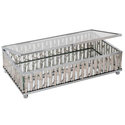 ΑΣΗΜΙ ΜΕΤΑΛΛΙΚΗ ΜΠΙΖΟΥΤΙΕΡΑ 21Χ13Χ5 ΕΚ ΜΕ ΚΑΘΡΕΠΤΗ