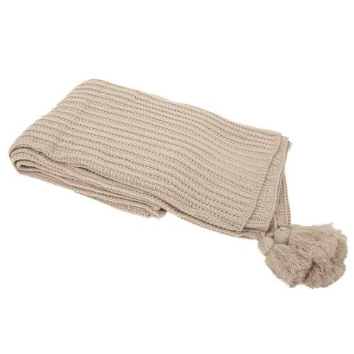 ΚΡΕΜ ΠΛΕΧΤΟ ΡΙΧΤΑΡΙ ΜΕ ΦΟΥΝΤΕΣ 130Χ170ΕΚ