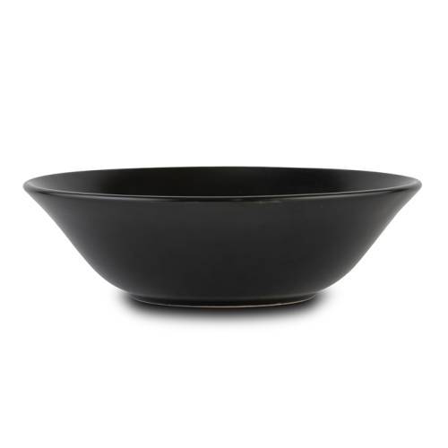 Σαλατιέρα stoneware "Soho" μαύρη 23cm