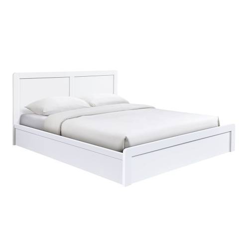 CALIBER Κρεβάτι Διπλό για Στρώμα 160x200cm, Απόχρωση Άσπρο Ε-00025708 Ε73860,1