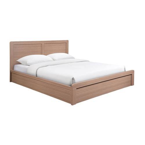 CALIBER Κρεβάτι Διπλό για Στρώμα 150x200cm, Απόχρωση Sonoma Oak Ε-00025719 Ε73862
