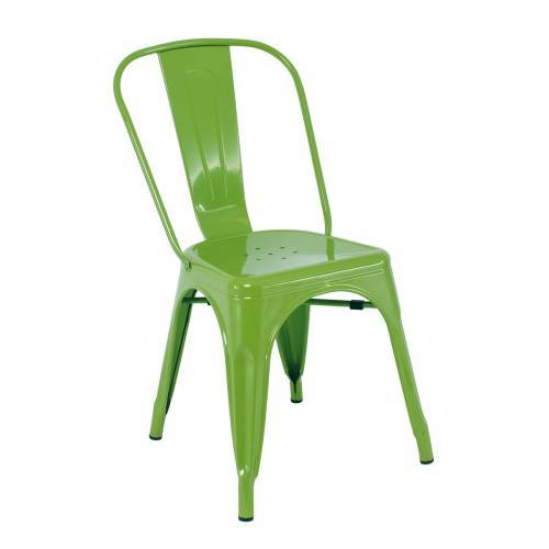 RELIX Καρέκλα Στοιβαζόμενη, Μέταλλο Βαφή Lime Ε-00025557 Ε5191,31