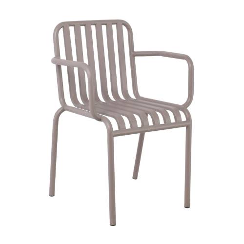 MODIAL Πολυθρόνα Μέταλλο Βαφή Cappuccino Ε-00025988 Ε5490,2