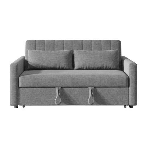 TEMPO-W Καναπές - Κρεβάτι, Με ανάκλιση πλάτης, Ύφασμα Γκρι Ε-00026458 Ε998,4W