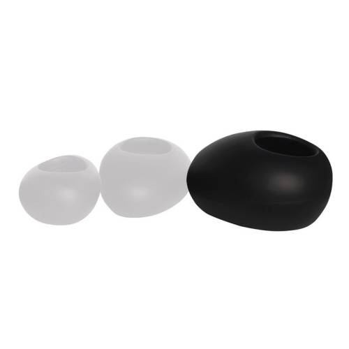 FLOWER POT-ROCK 56x43x29cm, Cement Απόχρωση Black Ε-00025154 Ε6320,C2