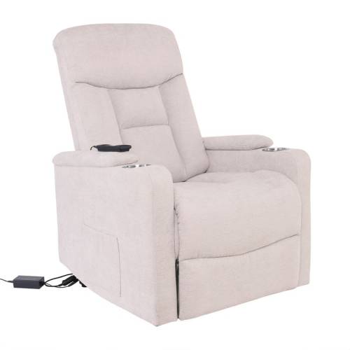 NANCY Lift-Relax Πολυθρόνα Σαλονιού - Καθιστικού, Ύφασμα Μπεζ (ηλεκτρική ανάκληση) Ε-00026591 Ε9735,1