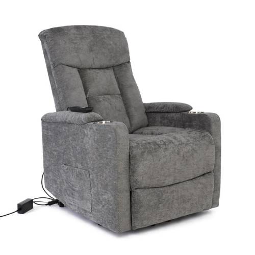 NANCY Lift-Relax Πολυθρόνα Σαλονιού - Καθιστικού, Ύφασμα Σκ.Γκρι (ηλεκτρική ανάκληση) Ε-00026593 Ε9735,3