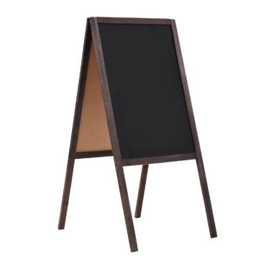 Πίνακας διπλός μικρός ξύλινος Wenge 50x90cm 11-111