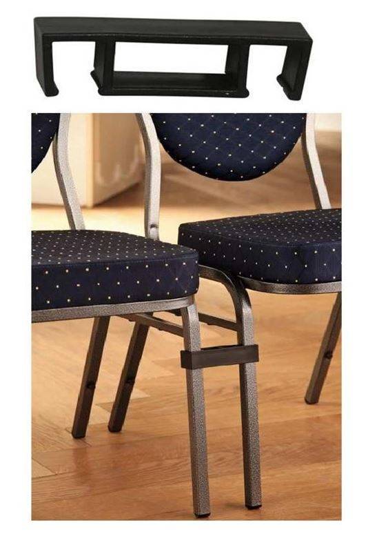 HILTON Σύνδεσμος ένωσης Καρεκλών, Πλαστικό σε χρώμα Μαύρο Α-00024680 ΑΜ513