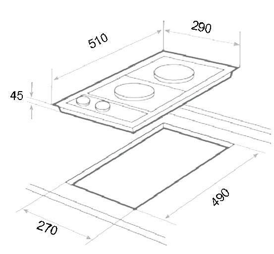ΕΣΤΙΕΣ ΗΛΕΚΤΡΙΚΕΣ DOMINO KD 2500 IX