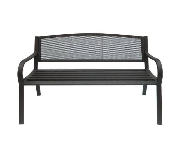 PANGO Παγκάκι Μέταλλο Βαφή  Μαύρο Ε-00013940 Ε5175