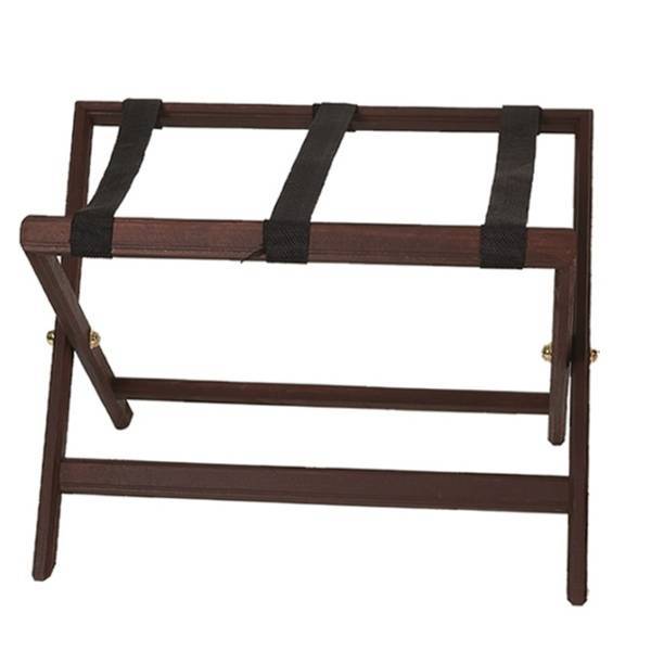 Σταντ βαλιτσών ξύλινο πτυσσόμενο καφέ 01-011