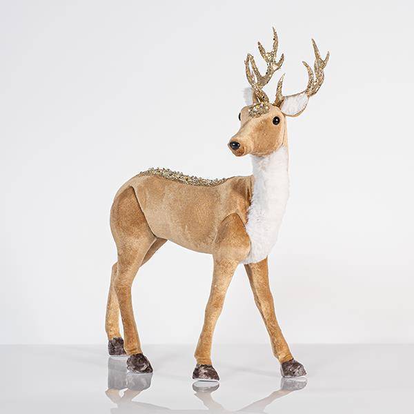 ΒΕΛΟΥΔΙΝΟΣ ΤΑΡΑΝΔΟΣ, ΜΕ ΧΡΥΣΟ GLITTER, 35X52CM