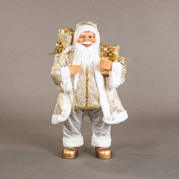 ΑΓΙΟΣ ΒΑΣΙΛΗΣ ΛΕΥΚΟΣ ΜΕ ΧΡΥΣΟ, 80CM