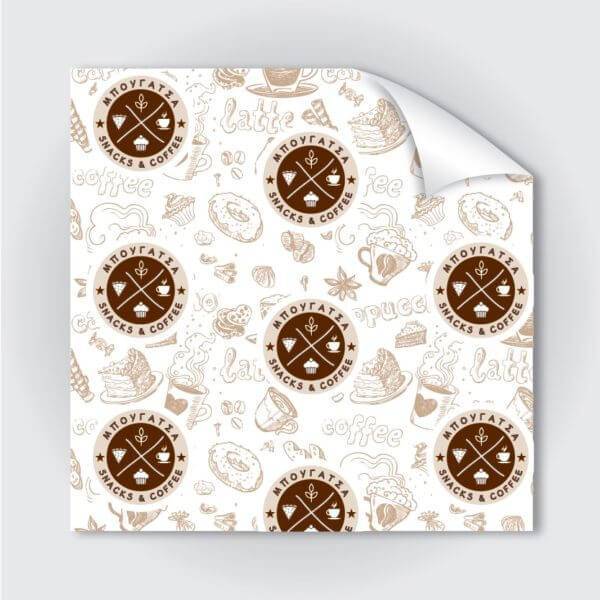 Φύλλο βέζεταλ λευκό σχέδιο Μπουγάτσα (ΔΙΑΦΟΡΕΣ ΔΙΑΣΤΑΣΕΙΣ)