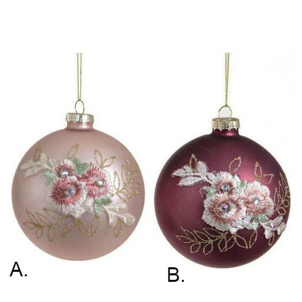 Zaros ΜΠΑΛΑ ΧΡΙΣΤΟΥΓΕΝΝΙΑΤΙΚΗ ΓΥΑΛΙΝΗ ΔΙΑΦΟΡΑ ΧΡΩΜΑΤΑ 10CM