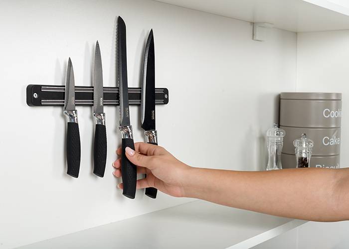 Επιτοίχιος μαγνήτης μαχαιριών Misty 33cm