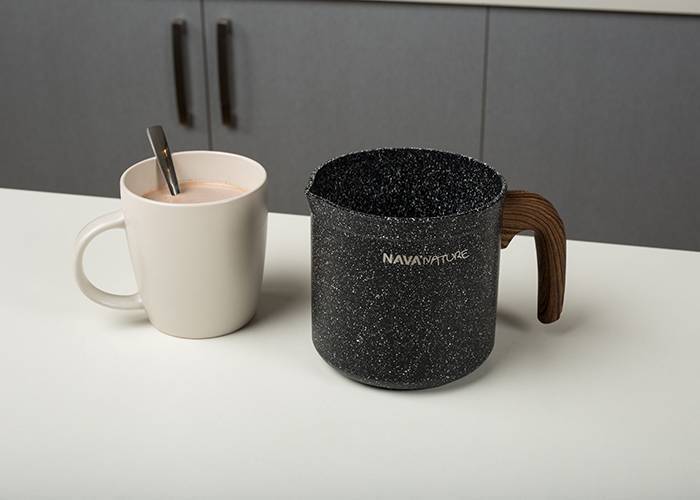 Γαλατιέρα Nature με αντικολλητική επίστρωση stone 11cm