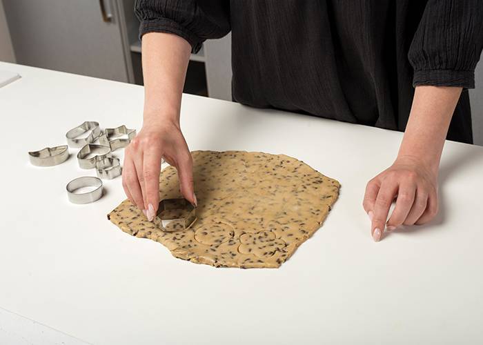 Ανοξείδωτα τσέρκια - κουπ πατ για μπισκότα Misty σετ 15τεμ