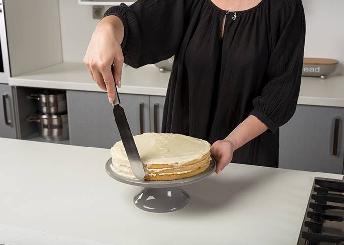 Ανοξείδωτη σπάτουλα γλάσου ζαχαροπλαστικής Misty 31cm