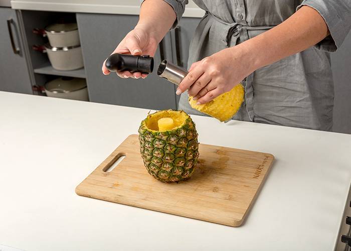 Ανοξείδωτος αποφλοιωτής και κόπτης ανανά Acer 24.5cm